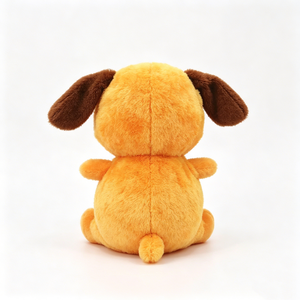 Peluche de perro naranja personalizado, peluche de perro con ojos brillantes, peluche de cachorro adorable, peluche de perro de cuerpo redondo - Product Image 4