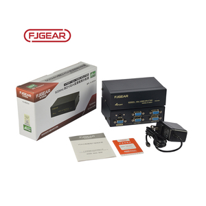 FJ-5004 <span class=keywords><strong>VGA</strong></span> 500MHZ Video Graphics Array HD <span class=keywords><strong>Splitter</strong></span> 4 ports 1 entrée 4 sorties Plug and Play Fjgear <span class=keywords><strong>HDMI</strong></span> <span class=keywords><strong>Splitter</strong></span> - Product Image 5