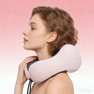 Cuscino Cervicale da Viaggio Personalizzato in Memory Foam Pieghevole per Aereo e Auto - Product Image 1
