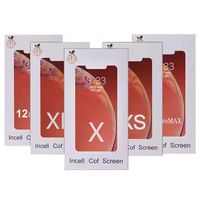 Écran de smartphone RJ INCELL pour iPhone X XS MAX 11 12 Mini 13 Pro 14 Plus 15 Pro Max, réparation d'écran LCD de téléphone portable, écrans LCD de téléphone portable