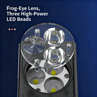 Mini lampe de travail magnétique super lumineuse, charge rapide Type-C, indice de protection IP55, en alliage d'aluminium, lampe de poche d'urgence pour le camping en plein air, EDC