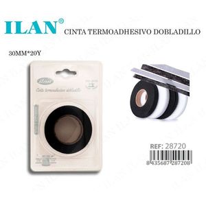 Cinta termoadhesiva de doble cara Ilan de 30 mm x 20 yardas para coser - Product Image 3