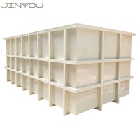 Bassin d'élevage de poissons vivants en plastique PP pour équipement d'aquaculture et système d'aquaculture circulaire