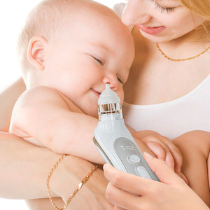 Nettoyeur de nez automatique avec 3 embouts en silicone 3 niveaux d'aspiration réglables, <span class=keywords><strong>aspirateur</strong></span> <span class=keywords><strong>nasal</strong></span> électrique pour bébé musique et lumière - Product Image 3