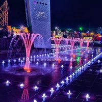 Fuente de Agua Seca para Niños con Programación LED, para Eventos al Aire Libre, con Música y Baile, Estilo Sheikh Zayed, Emirates Dia 50 M