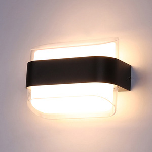 Lámpara de Pared LED para Exteriores Gepu Lighting GP-ABS208, Iluminación Superior e Inferior, Acrílico ABS para Balcón y Pasillo - Product Image 3