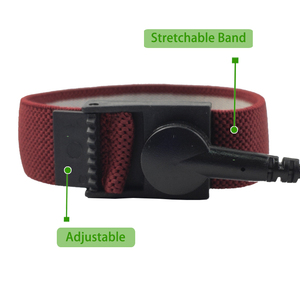 Pulsera extensible de electricidad antiestática, correa de muñeca antiestática, pulsera de conexión a tierra <span class=keywords><strong>ESD</strong></span> - Product Image 5