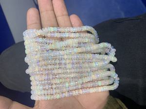 Cuentas de Ópalo Etíope Natural en Forma de Rondelle para la Fabricación de Joyas a Precio de Mayoreo, Compre en Línea - Product Image 3