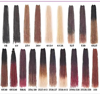 Tresses au crochet bouclées à la française en spirale, cheveux synthétiques à ondulations lâches, extensions capillaires personnalisables pour toutes les occasions