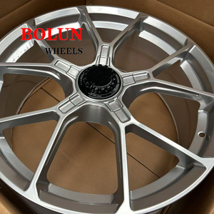 ล้อปลอมแปลงสีเทาเคลือบ/ขัดเงาแบบกำหนดเองสำหรับ <span class=keywords><strong>Porsche</strong></span> <span class=keywords><strong>Carrera</strong></span> 4S <span class=keywords><strong>CABRIO</strong></span>, 992 4S, 20x9 21X8.5 21X11.5, PCD 5X130, ET + 50/+ 45/+ 60 - Product Image 2