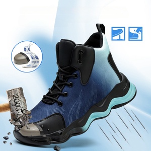 Bottes de sécurité Classiques La Mode Pour hommes ET femmes, chaussures de travail souples, confortables ET respiantes. - Product Image 1