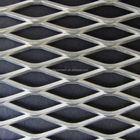 Fourniture de métaux en ligne Métal déployé en acier Maille de diamant Feuille aplatie Caillebotis Métal déployé en maille de losange