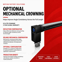 Prensa Plegadora Hidráulica NC Mini WC67K 40T 1600mm para Doblado de Chapa Metálica