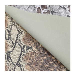 Hot Sales Leather Materials Snake Pattern <strong>Python</strong> Synthetic Eco-friendly PU Leather for Brand's Bags or Shoes Making - Product Image 5