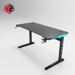 Yz nueva tendencia Gaming Computer Desk Racing Computer Table con LED table PC l-shape gaming