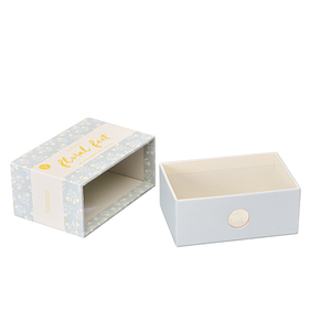 Ornements Boîte D'emballage Impression Personnalisée Logo Rigide Gris Conseil Enduit Papier Boîte D'emballage Tiroir Coulissant Bijoux Stockage Boîte Cadeau - Product Image 3