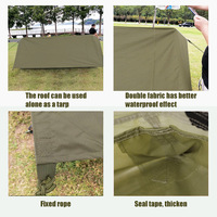 Tenda Camping Outdoor Glamping Besar Multi Orang Kokoh Tahan Angin Portabel Grosir HOMFUL