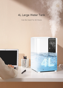 नया नया नया डिजाइन Kc हाइब्रिड गर्म नमी 4l स्मार्ट वाईफाई ऐप-नियंत्रित अल्ट्रासोनिक एयर ह्यूमिडिफायर - Product Image 2