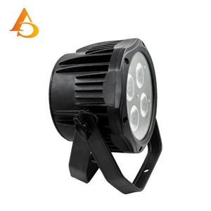 Projecteur PAR LED plat étanche 4x18W RGBWA UV en aluminium moulé sous pression avec zoom - Product Image 3