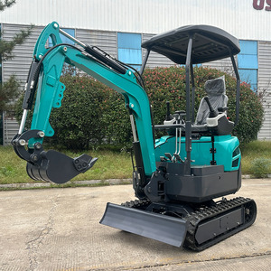 17G Compacte Graafmachine Voor Huis En Boerderij | Hydraulische Mini-Graafmachine Met Kubota-Motor-Intrekbare Rupsbanden - Product Image 2