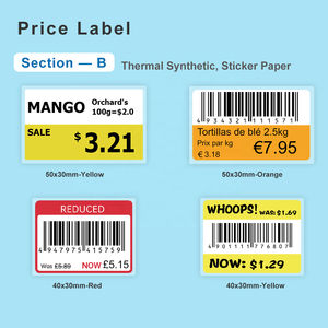 Detonger Xách Tay Nhãn Maker <span class=keywords><strong>80Mm</strong></span> Giá Sticker Kho Lưu Trữ Kệ Nhãn Siêu Thị Dược Nhãn Tag Máy In - Product Image 2
