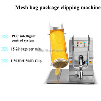 Semi-automatische sinaasappelnetzakverpakkingsmachine, knoflook- en uiennetzaksealer voor fruit en groenteproducten
