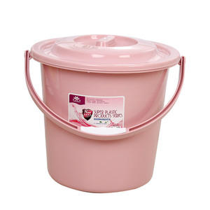 Plastic <b>Bucket</b> <b>With</b> <b>Lid</b> Large Size PP Material Durable For Home And School Use - Product Image 4