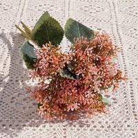 Bahan Bunga Baby Breath Plastik Buatan Berkualitas Tinggi Grosir untuk Dekorasi Dinding Tanaman Pernikahan, Pesta Rumah