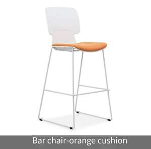 Sillas de Barra Modernas Minimalistas con Asiento Acolchado, Respaldo Confortable y Función de Refrigeración - Product Image 2