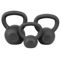 MKAS Plusieurs tailles disponibles en fonte à revêtement électrique Kettlebell de 45 livres avec poignée antidérapante 36Kg Kettlebell d'entraînement