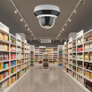 Caméra de surveillance professionnelle Asung 5MP CMOS 4X PTZ POE avec microphone, détection de mouvement IA, CCTV RTSP - Product Image 3