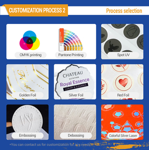 Tùy chỉnh Glossy tự dính UV Nhãn dán nhãn in ấn PVC giấy chết cắt an ninh lọ sàn chai Nhãn dán vinyl Sticker - Product Image 5