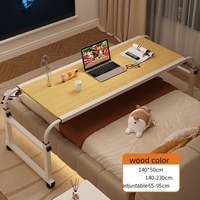 Mesa de Noche, Escritorio para Computadora de Dormitorio, Escritorio de Estudio Móvil, Mesa para Usar en la Cama, Escritorio de Estudio Ajustable para Estudiantes