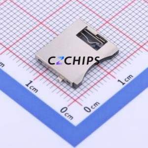 KH-TF018 SD Card / Memory Card Connector SMD Connector ( Connector Type: Card Holder ) - Product Image 1