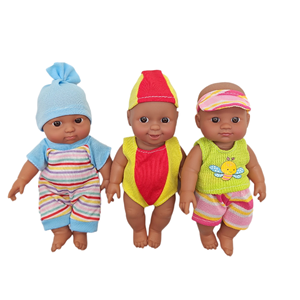 Poupée noire réaliste en vinyle souple personnalisée, poupée africaine, jouets en peluche musicaux, poupées en silicone noires, cadeaux - Product Image 4