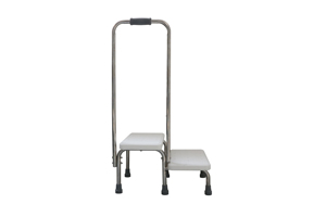 SUNCARE Tabouret à 2 marches en aluminium durable avec main courante pour personnes âgées dans la salle de bain - Fournitures de thérapie de réadaptation Knock Design - Product Image 2