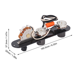 Piastra di controllo della <span class=keywords><strong>chitarra</strong></span> caricata precablato interruttore a 3 vie per parti di <span class=keywords><strong>chitarra</strong></span> elettrica <span class=keywords><strong>Telecaster</strong></span> nero - Product Image 4