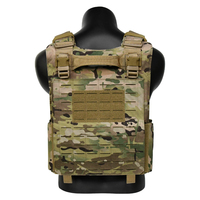 GAF 1000D Nylon 11*14 Inch Security Laser Cut Molle UTX Quick Release Tube Tactical Vest Plate Carrier avec Ajusteur interne
