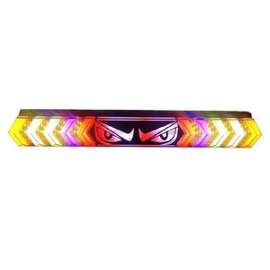 Luces Traseras LED para Camión <span class=keywords><strong>de</strong></span> 12V/24V, Ojo <span class=keywords><strong>de</strong></span> Diablo, Siete Colores, Luces Intermitentes <span class=keywords><strong>de</strong></span> Advertencia, Antiniebla, Advertencia <span class=keywords><strong>de</strong></span> Frenado Trasero para Remolques - Product Image 2