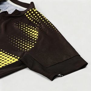 Maillot de cyclisme unisexe personnalisable à manches courtes, respirant, avec fermeture éclair intégrale, idéal pour l'été et les clubs – Vente en gros - Product Image 4