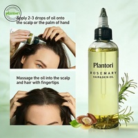 Sérum capillaire bio naturel OEM pour la prévention de la chute des cheveux, soin du cuir chevelu à la menthe et au romarin, huile essentielle pour diffuseur.
