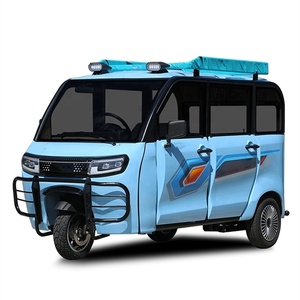 High Quality Rechargeable Electric Tricycle Pedicab Rickshaw <strong>Set</strong> Closed Electric Tricycles Cabin Tricycle Electric Adults - Product Image 2
