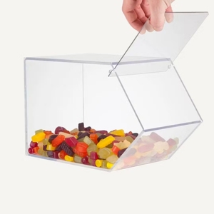 Moderne Klare Acryl 3mm Umweltfreundliche Bonbonspender für Theken Einzelhandel Pick-and-Mix Ausstellungsbox Faltbar Poliert - Product Image 3