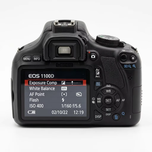 Appareil photo reflex numérique Canon EOS 1100D d'origine, Rebel T3 Kiss X50 avec objectif 18-55 mm, kit reconditionné, appareil photo numérique professionnel, 99 % neuf - Product Image 5