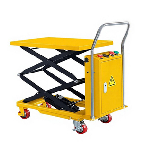 Plataforma Elevadora Eléctrica Tipo Tijera, Capacidad 1000 kg, Altura Máxima 6 m, Plataforma Hidráulica, Equipo de Logística para Almacenes - Product Image 1