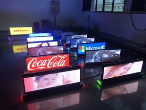 Écran LED de toit de taxi haute définition imperméable P2.5 pour extérieur avec haute luminosité, taille 960*320 mm - Product Image 2