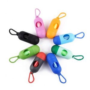 Factory Price Portable Capsule Dog Poop Bag Holder Durable PP <b>Pet</b> Waste Dispenser Travel Waste Bag <b>Carrier</b> for Dog Walking - Product Image 6