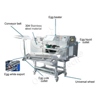 Machine professionnelle industrielle de séparation des œufs de poulet, capacité de 8000 œufs par heure, séparateur de jaunes et de blancs d'œufs