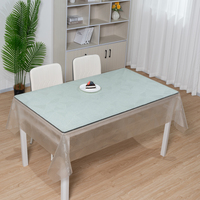 Nappe transparente en PVC brillant RNPT Gold Sheer Glitter, imperméable, sur mesure pour restaurant, salle à manger et décoration intérieure