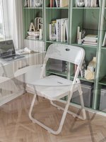 Chaise pliante en plastique renforcé d'acier, style moderne, durable, multicolore, pour extérieur, restaurant, salle à manger, maison, conférence, formation
